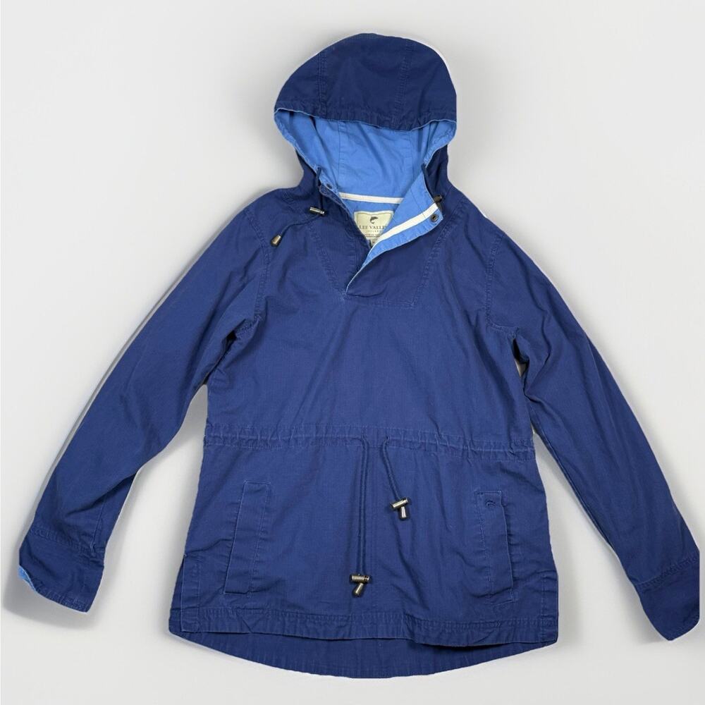 LEE VALLEY Ireland Pullover Jacket Women's Size Medium Drawstring Hooded Canvas